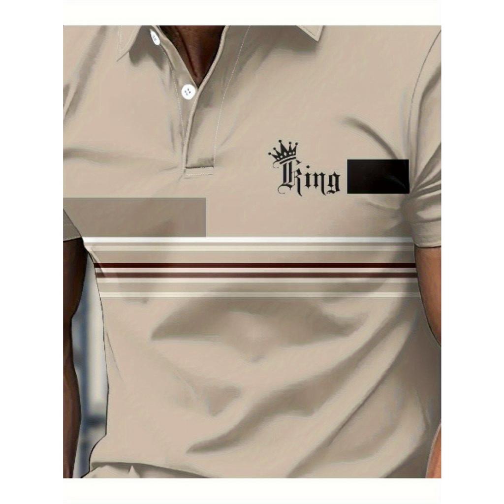 2026 Model Men's Polo Shirt, 3D Print, Business Style, Suitable for Polo Sports, Applicable In All Seasons.