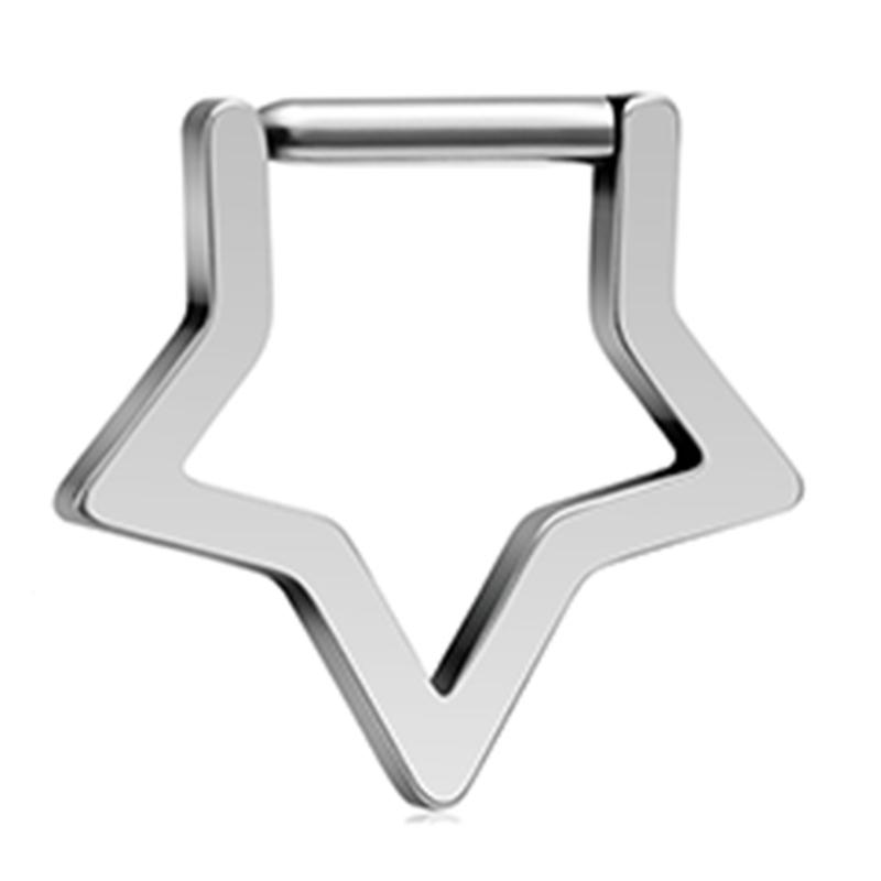 Elegant Gold or Silver Stars Nose Ring For Women Fashionable Sophisticated Design Perfect For Parties And Everyday Wear