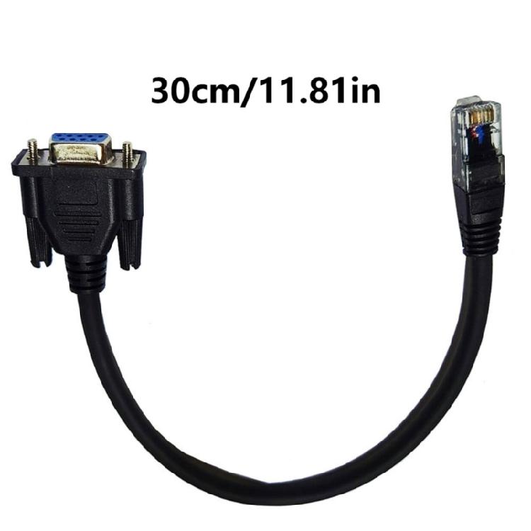 High Compatibility RJ45 to RS232,DB9 Serial RS232 to RJ45 Consoles Cable for Seamlessly Networking Configuration