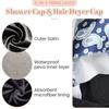 Reusable Bath Hair Cap EVA Exterior Shower Hair Cover Bathroom Supplies Shower Cap  Hair