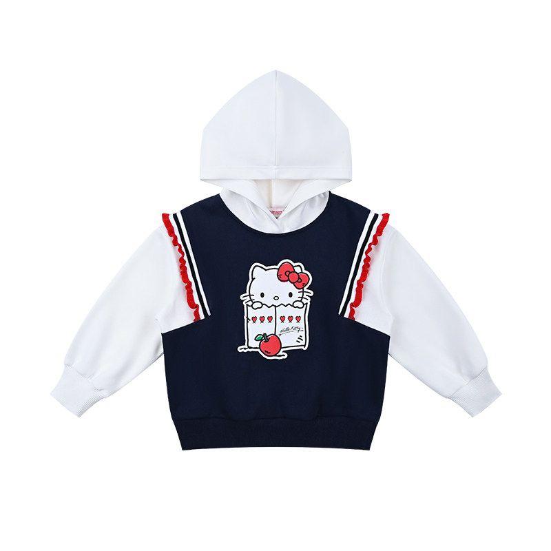 Girls' Autumn Sweatshirt 2024 New Style for Older Children