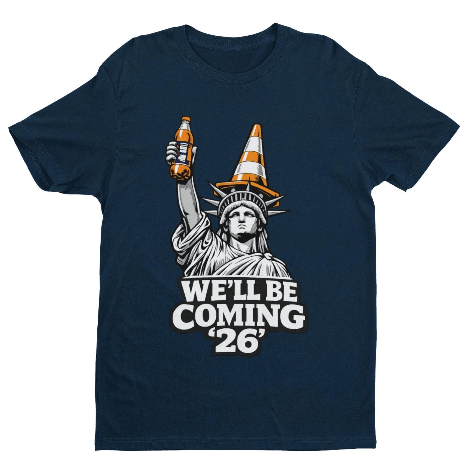 Scotland 2026 World Cup T Shirt We ll Be Coming Football Fan Gift Tee XL
