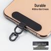 High-End Ultra-Thin Stainless Steel Phone Case Connector and Lanyard Clip