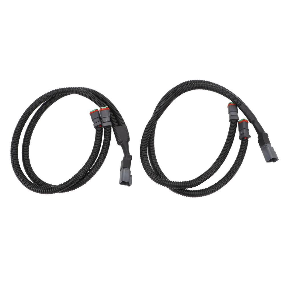 2Pcs DT Wiring Harness Adapter Plug and Play High Power Wiring Harness Adapter Connector for LED