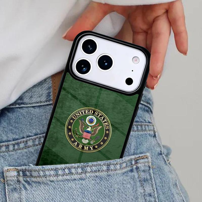 United States Marine Corps LOGO Phone Case for iPhone 17ProMax 12 13 14 15 16e 17 Pro Max Plus Air Cover