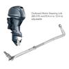 Adjustable Marine Outboard Steering Link Rod Corrosion Resistant Linkage Arm Easy Installation for Boats Up To 200HP