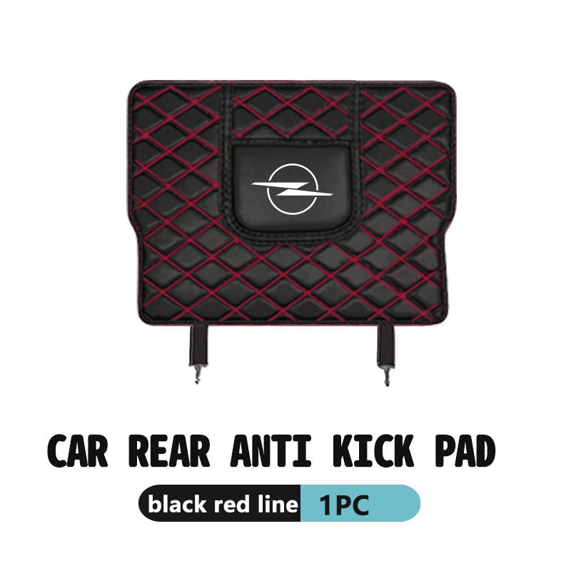 Car Anti-kick Pad Leather Seat Back Protector Anti Scratch Mat For Opel Meriva Mokka Grandland Vectra Zafira Vivaro Antara