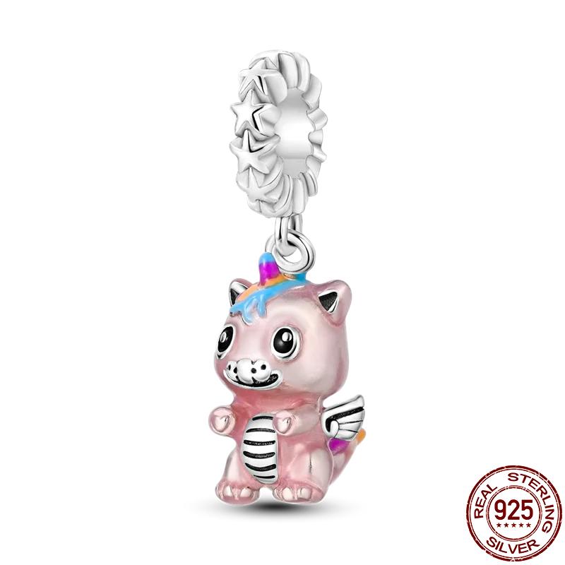 Copper Couple Lovers Sisters The Swing Pendant Charms Fit Original Bracelet Diy Bead Women Jewelry Gift