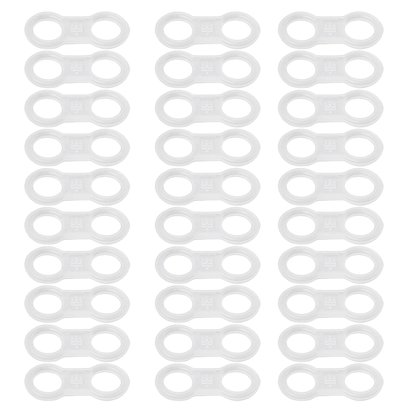 

30Pcs Silicone Rings for Noodle Worm Lure Baits 4.5mm/6.3mm Protection Rings for Wacky Rig Senko Baits Wacky Worm Rings L