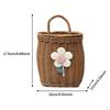Hanging Basket Wall Mounted Storage Woven Sundries Multifunction Decorative Hand