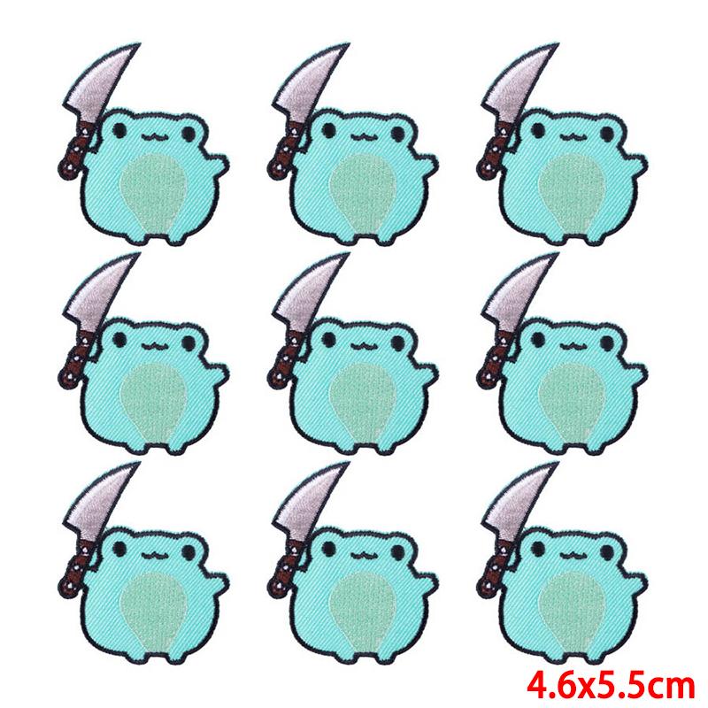 10 Pcs/lot Embroidery Patch Iron On Patches For Clothing Patches On Clothes Jackets Decor Applique Sew Supplies
