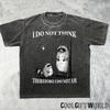 I Do Not Think Silly Raccoon T Shirt, Philosopher T-Shirt, Retro Raccoon Tee, Vintage 90s Graphic Shirt, Trendy Y2K Animal Meme Tee