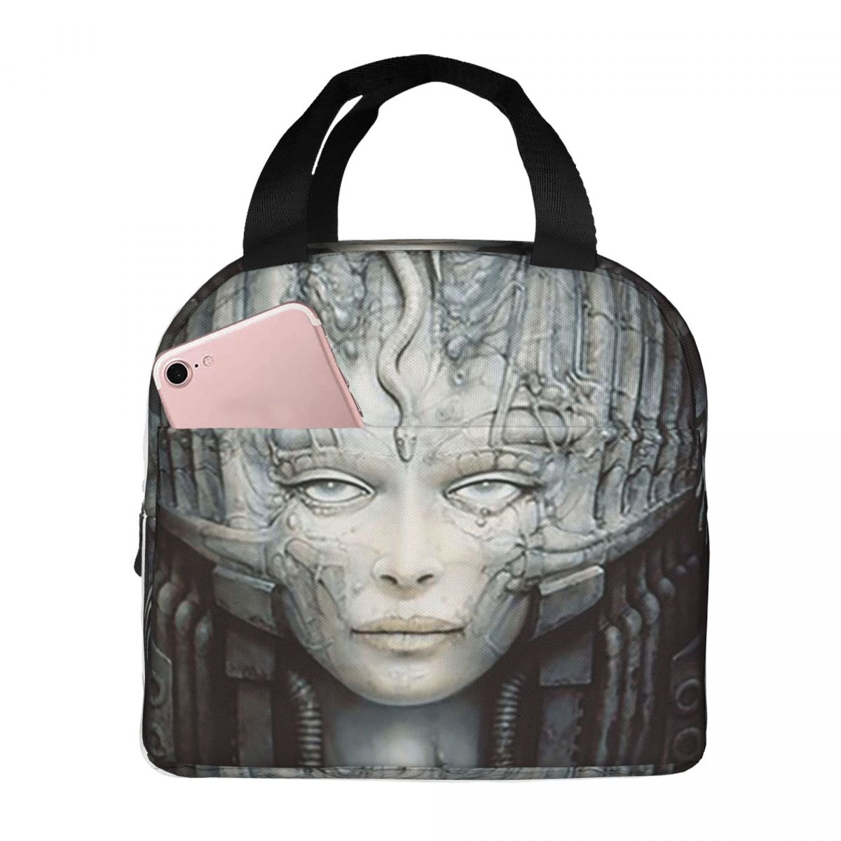 Hr Giger - Li - Painting Insulated Lunch Bag for Kids School Cooler Thermal Food Box Tote Portable Lunch Boxes Container One Size