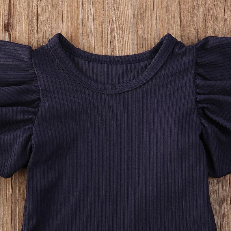 Novorozenec Kojenec Holčička Bavlněný kombinéz kombinéza Bodysuit Letní oblečení Outift