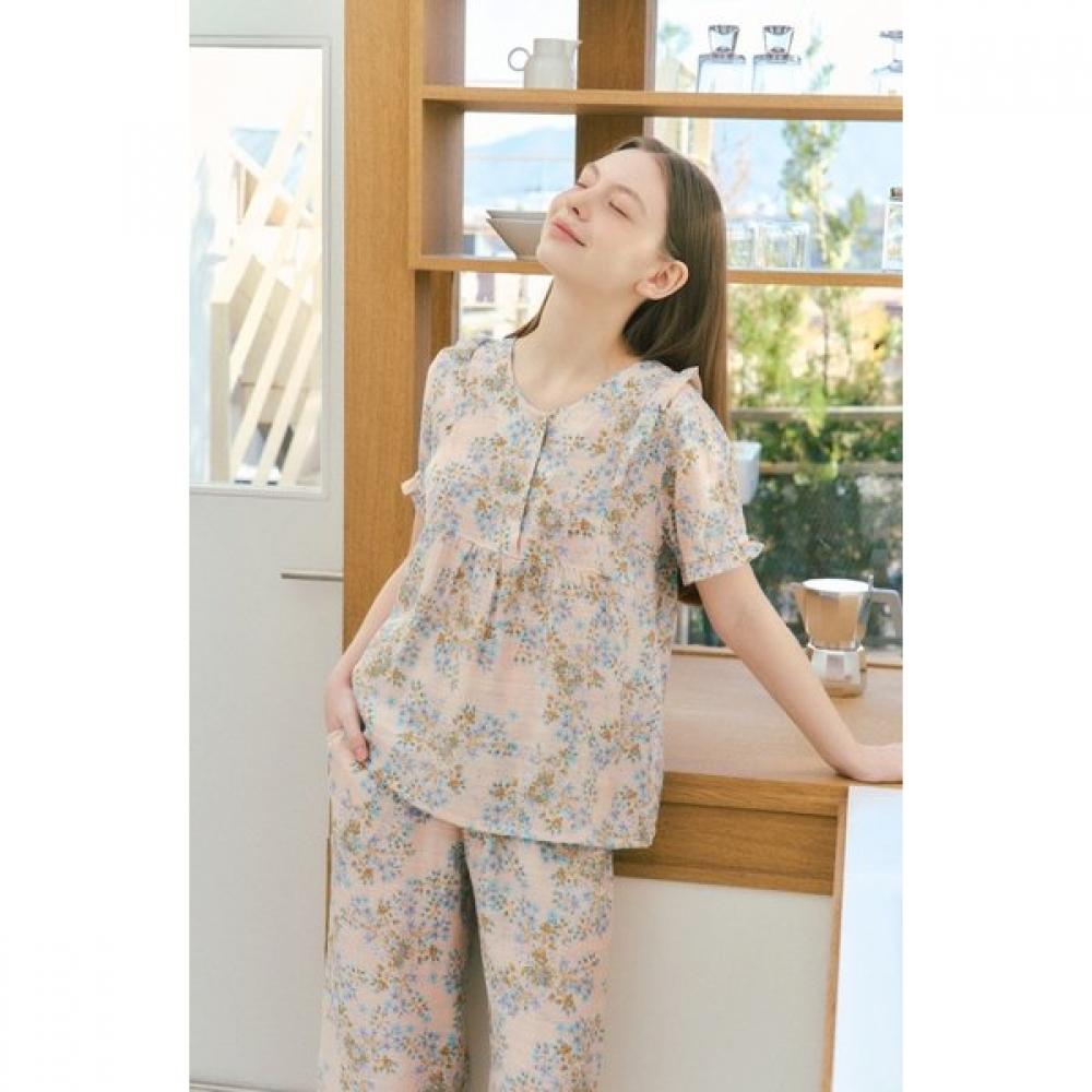 VenuS Women S Loungewear pantS Blue Flower Print vepS126w 85