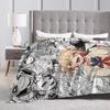 My Hero Academia Super Soft Blankets  Airplane Travel Plush Throw Blanket Aesthetic Couch Bed Flannel Bedspread Sofa Bed Cover
