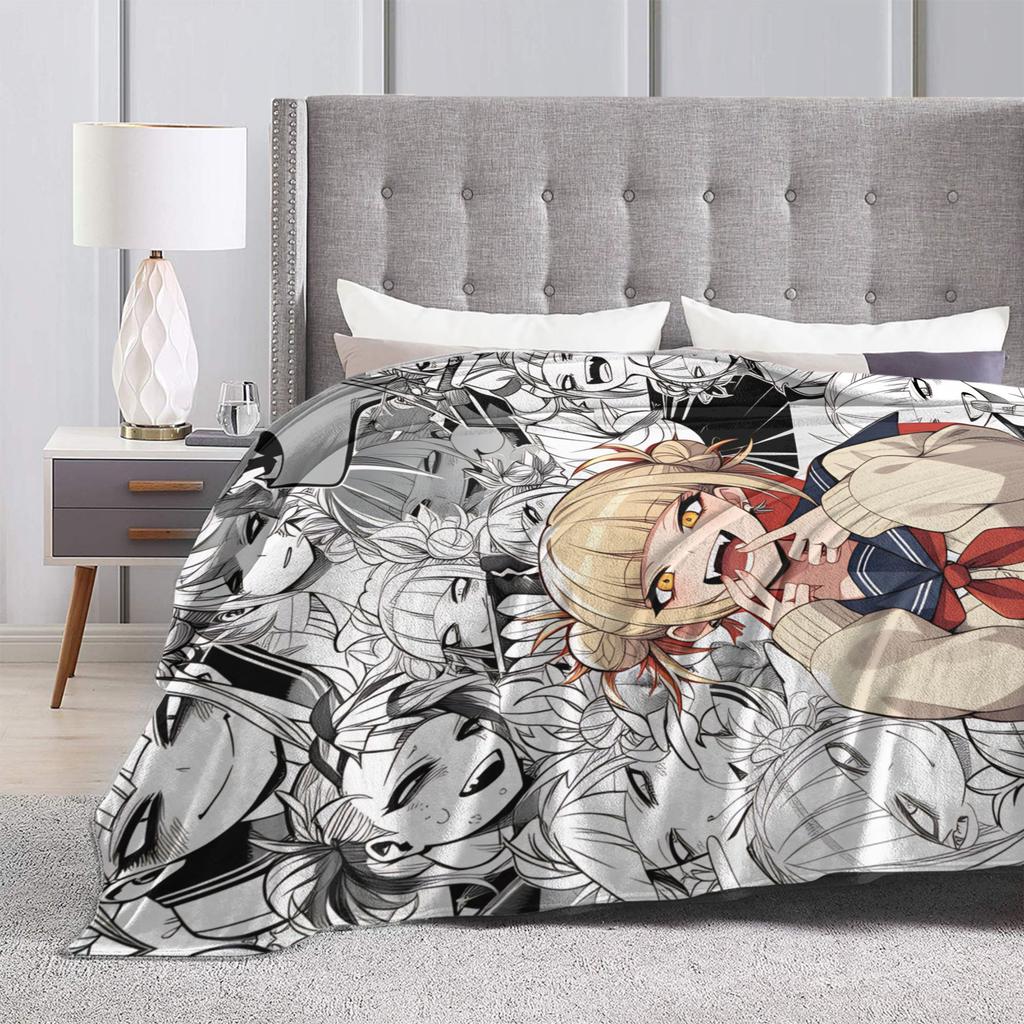 My Hero Academia Super Soft Blankets  Airplane Travel Plush Throw Blanket Aesthetic Couch Bed Flannel Bedspread Sofa Bed Cover