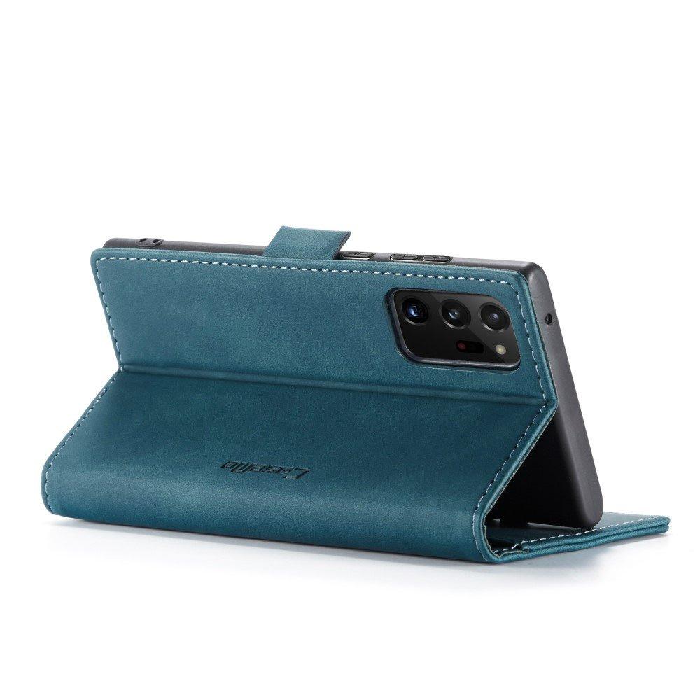 CASEME Case for Samsung Galaxy Note 20 Ultra, Leather Wallet Case, Green