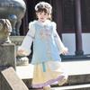 Baminuo Girls' Thickened Hanfu Winter New Year Outfit