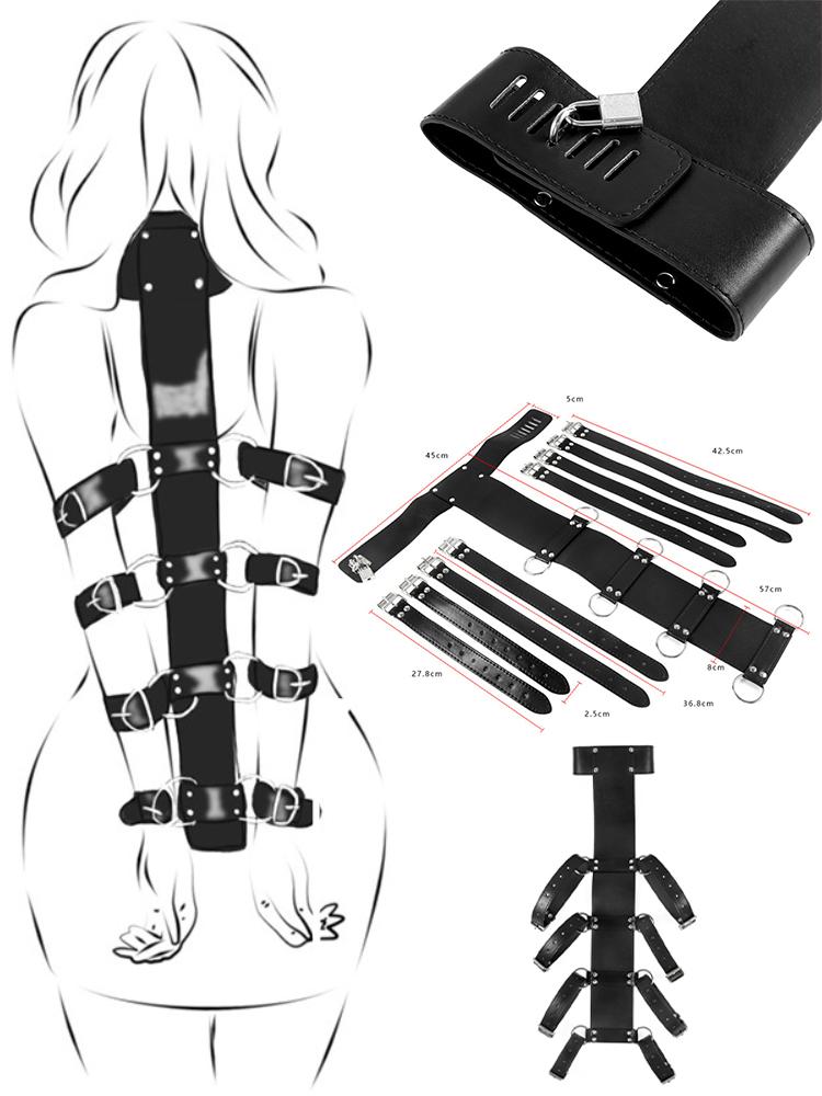 Bondage Gear Kit Erotic Sex Toys Adult Gmaes Bandage Obedience Slave And Master Couple Role Play Exotic Accessories Sexshop