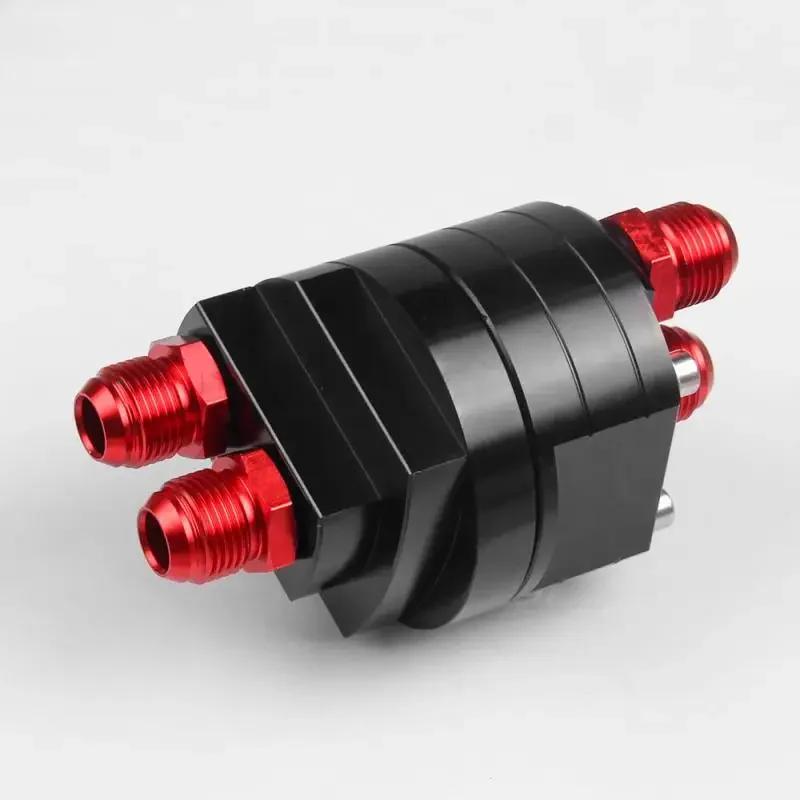 Car Split-Type Oil Temp & Pressure Gauge With Oil Cooler Adapter Oil Pressure Gauges Automobiles Interior Parts
