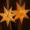 35/45cm Star Lampshade Eid Mubarak Islam Muslim Light New Paper Lantern Home Decorations