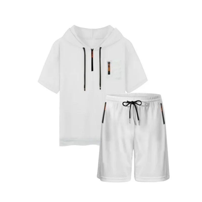 

Однотонный худи на молнии, комплект из двух предметов, однотонный худи на молнии, комплект из двух предметов, женский WHITE S