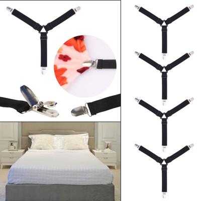 4pcs/8pcs Fixing Clip Bed Sheet Clips Hotel Home Mattress Sofa Cushion Bedding Straps Antiskid