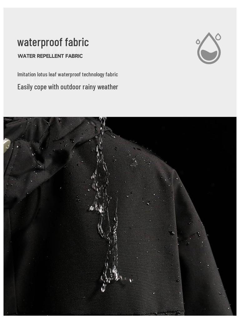 Northeast -40° Cold-Proof Ski Suit: Men's Waterproof Cotton Mountaineering & Skiing Two-Piece Set