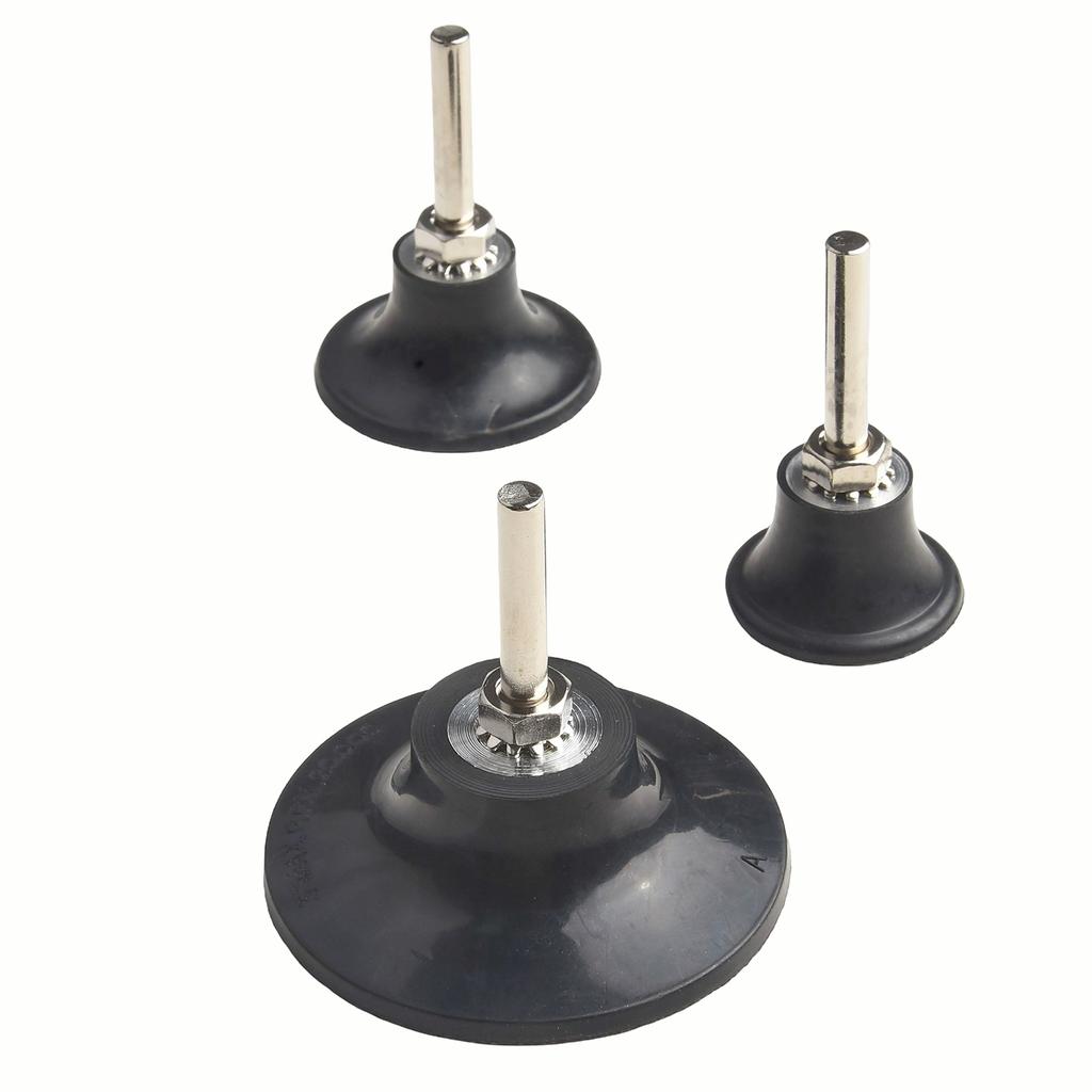 Grinder Accessories Abrasive Tool Garage Equipment 1 4 Inch Shank 3 Pieces Set Compatible With Sanding Discs 1.5inch