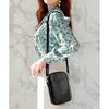 Women Top Grain Leather Mini Crossbody Bag Soft Portable Shoulder Pouch