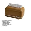 Tissue Box Magnetic Opening Closing Automatic Lifting Spring Smooth Paper Pull Tissue Container Classic Style Tissue Dispenser