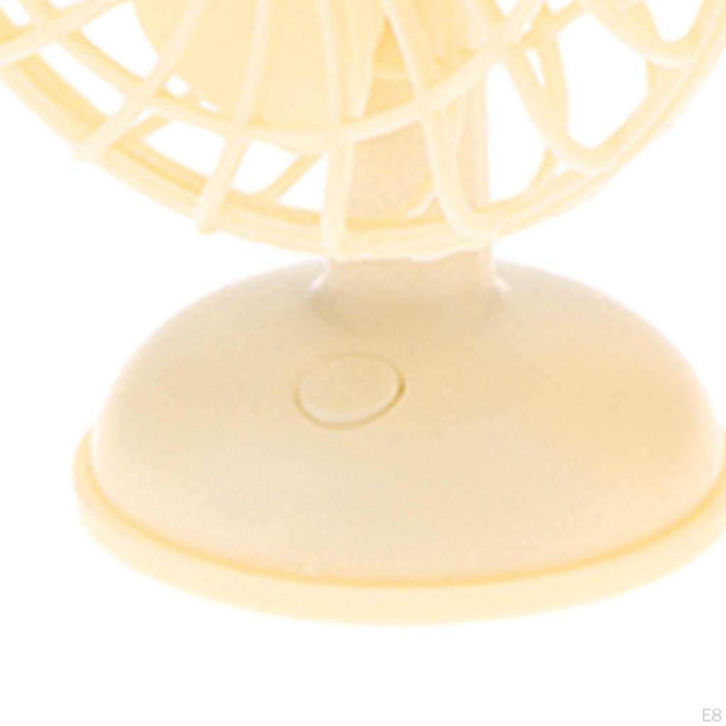 Puppenhaus Schreibtischventilator Zubehör 1:12 Skala 1/6 Verstellbarer Mini-Tisch für Party