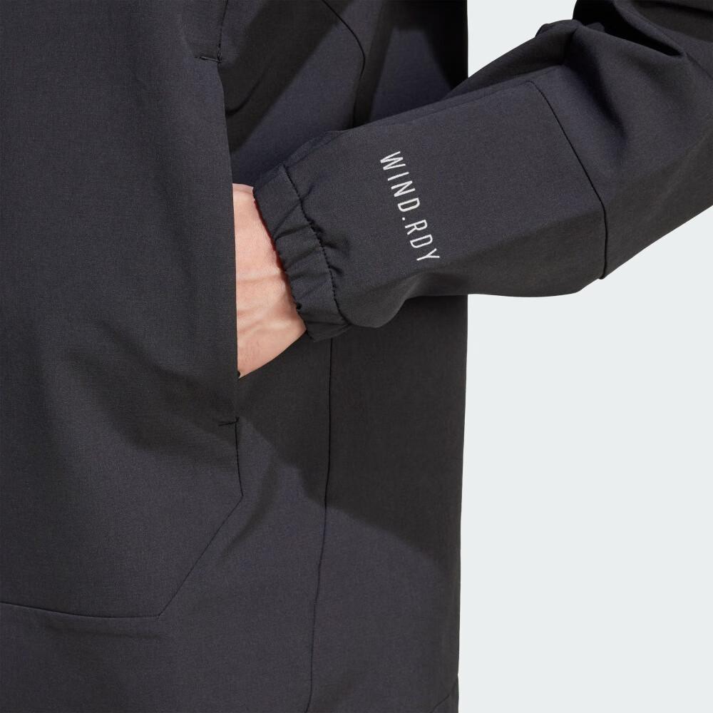 Adidas Terrex SS25 Windproof Cold-Resistant Comfortable Warm Jacket Men Jacket Black JI5935