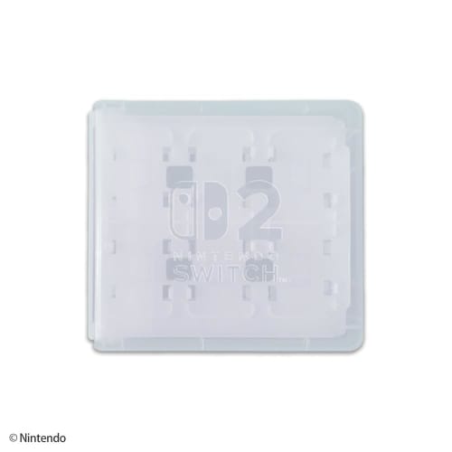 [Nintendo Licensed Product] Nintendo Switch 2 Card Case with 24 Card Pockets, White