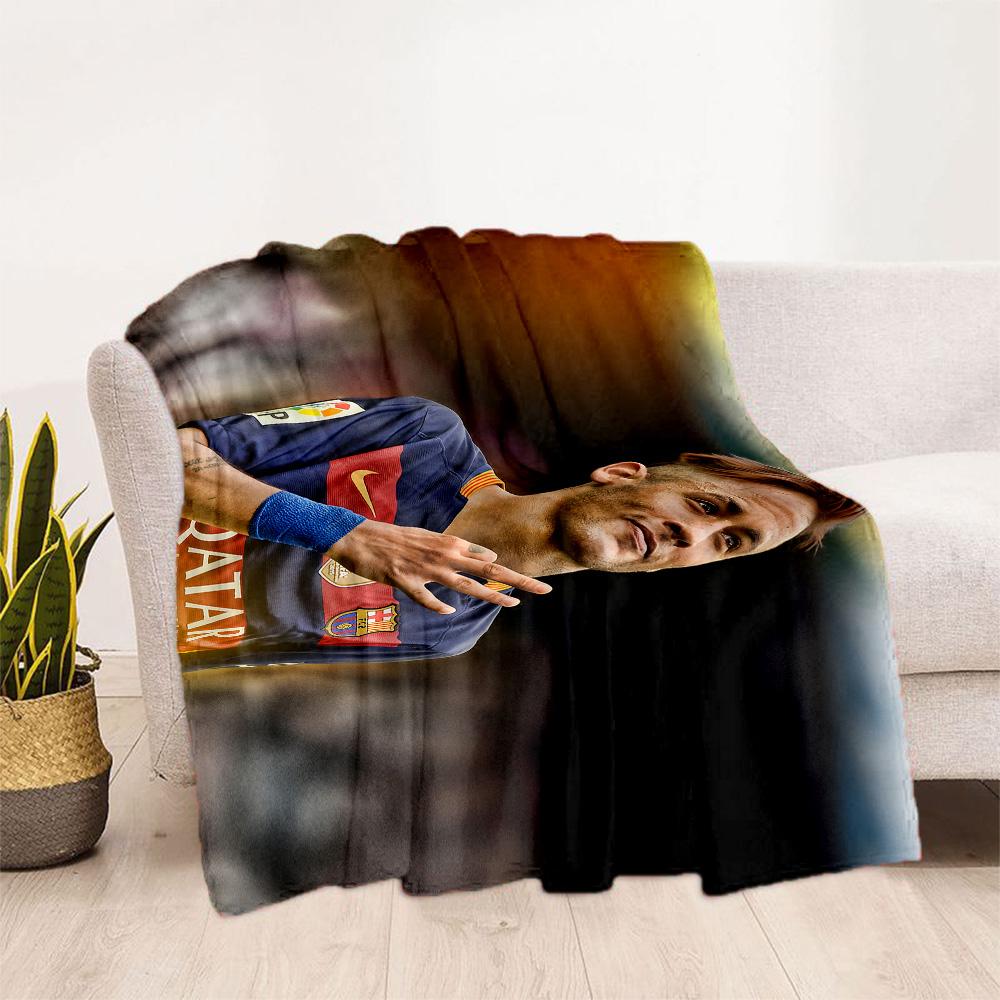 Brazilian Footballer Hairstyle Blanket Warmthful Decor Great for Chair Office Office Chair All-Season Use Stylish Decor