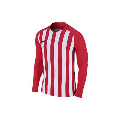 Striped Full Print Soccer Training Long Sleeve Jersey Men Tops Red AO2455-658
