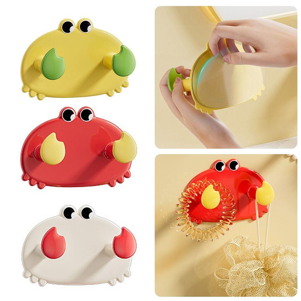 

Настінні гачки-вішалки Мультяшний краб Вішалка для рушників Аксесуари для домашнього зберігання жовтий