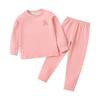 Children's Wool and Silk Thermal Underwear Set Boys and Girls Autumn Clothes and Pants German Baby Winter Double-Sided Fleece Pajamas