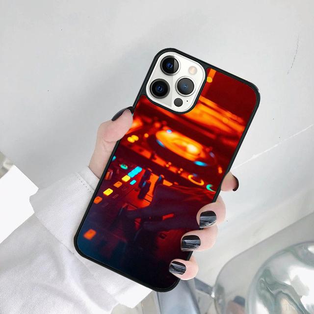 

DJ Mixer Music Phone Case Cover For iPhone 17 Air 15 Pro MAX 16 Plus 14 12 11 13 Coque iPhone 17pro max