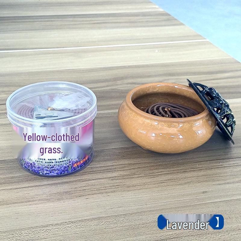 Sandalwood & Agarwood Jasmine Coil Incense for Deodorizing & Sleep Aid