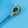 Minkissy Chinese Style Ancient Design Vintage Hairpin for Women, 6-inch Durable Alloy Jade Hair Stick, Green, Perfect for Parties and Celebrations,