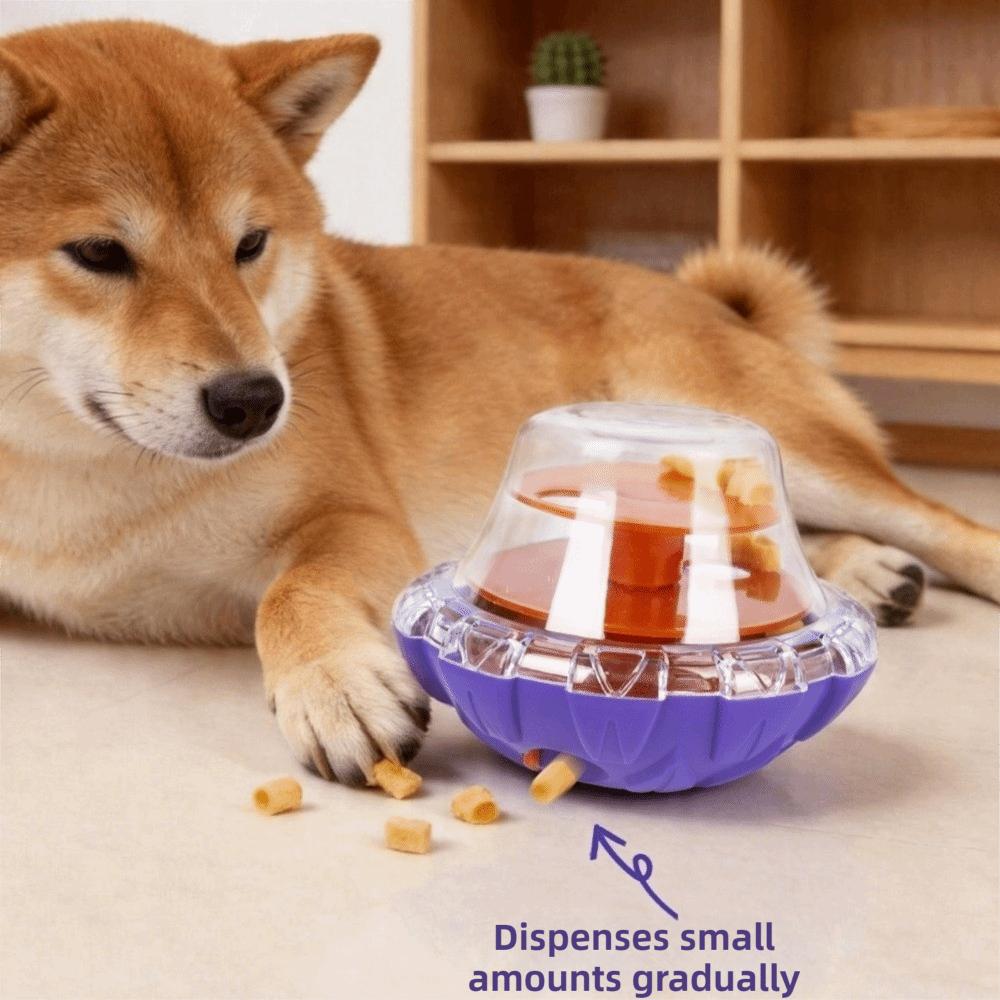 Shaking Leakage Pet Food Dispenser Chew Resistant Pet Puzzle Toy Cat Tumbler Feeder Pet Enrichment