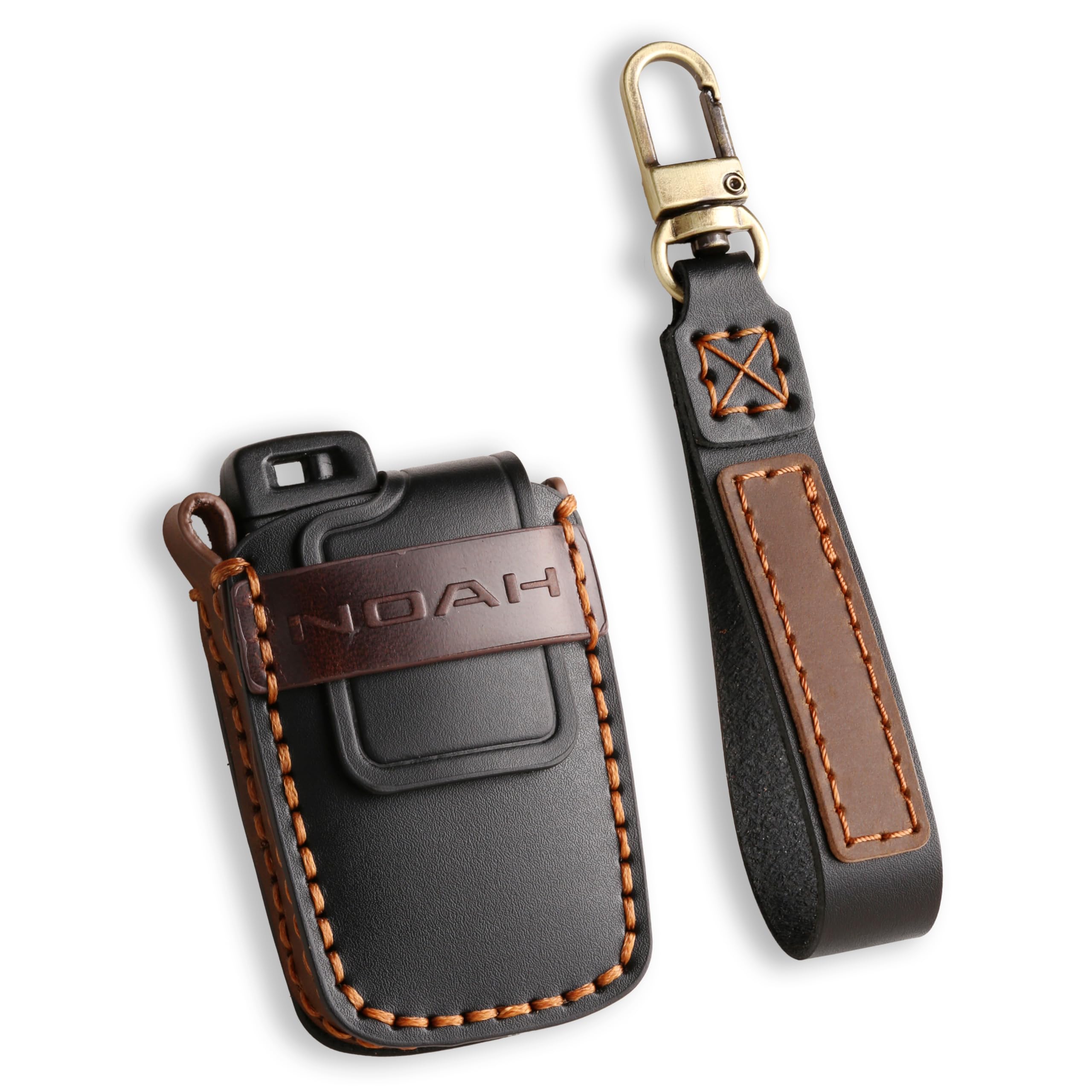 

New Key Case Toyota Noah 80 Series Exclusive Leather Key Key Key Smart Key Case with NOAH Custom Key Case [LEXLEY Released] Case, Cover, Holder, Logo, чёрный