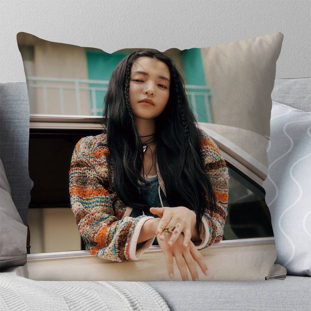 Korean Celebrity KKim Tae Ri Pillow Case Fashion Square Pillowcase Bedroom Sofa Room Ins Decoration Leisure