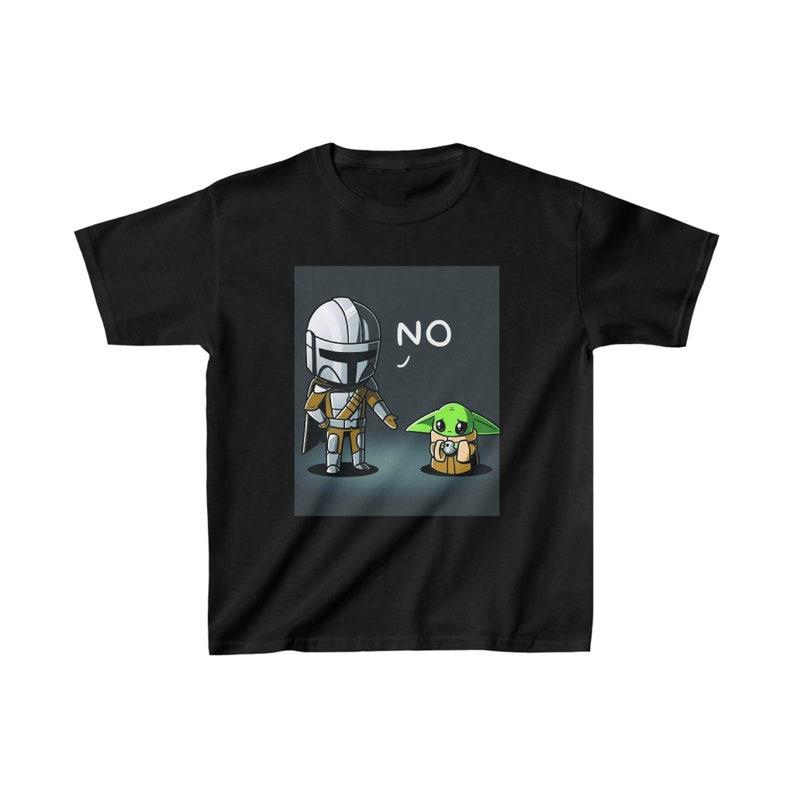 Star Wars Kids Cotton T-Shirts - Mando & Grogu 120