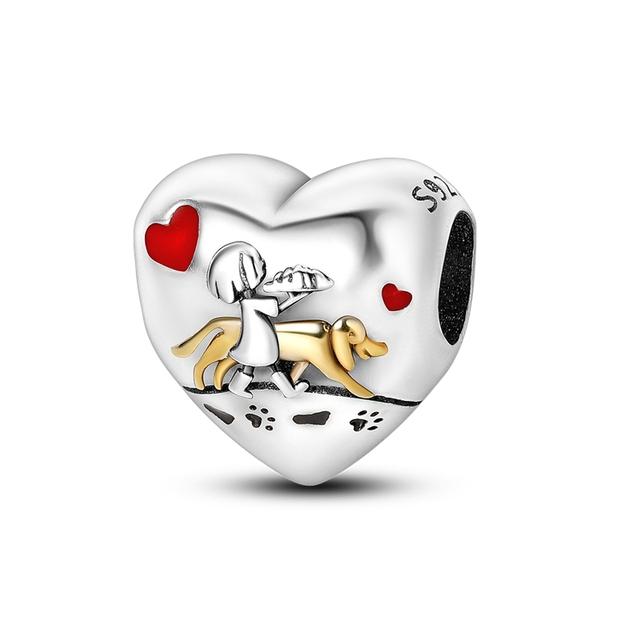 925 Sterling Silver Skates Animal Chameleon Pendant Charms Beads Fit Bracelet DIY Making For Women Gift Party
