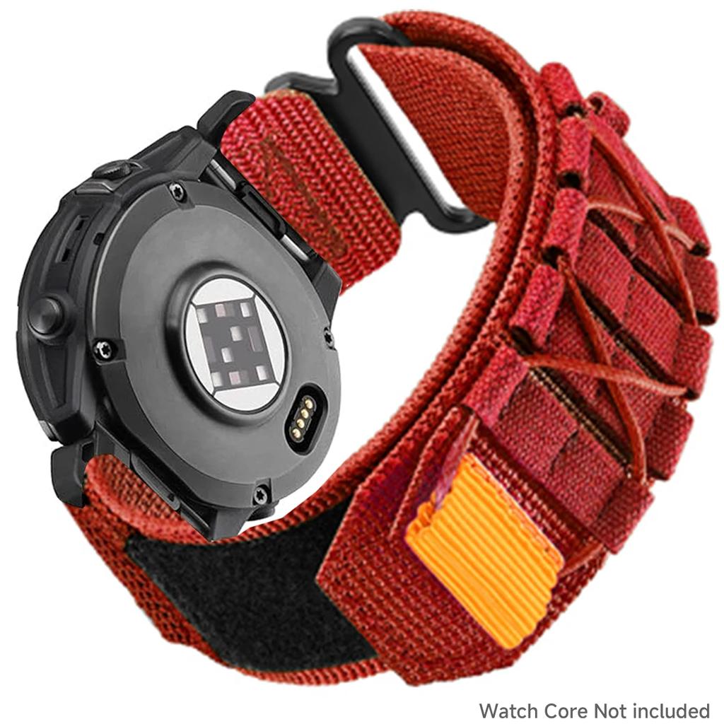 22mm 26mm Nylon Loop Strap for Garmin Fenix  7 6 Pro 7X 6X Pro 5X 5X Plus Epix Pro/Tactix SmartBand Bracelet Watch Accessories