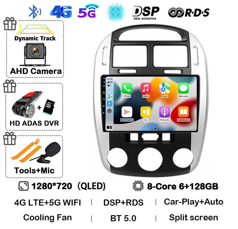 Android 14 Car Radio For Kia Cerato 2004 - 2008 Multimedia Video Player Navigation GPS Carplay Auto WIFI 360 Camera Audio Stereo