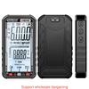 Multifunctional Digital Multimeter Ammeter AC DC Tester 6000 Counts Auto Range Voltmeter DCV ACV Resistance Temperature Measurement Digital Display